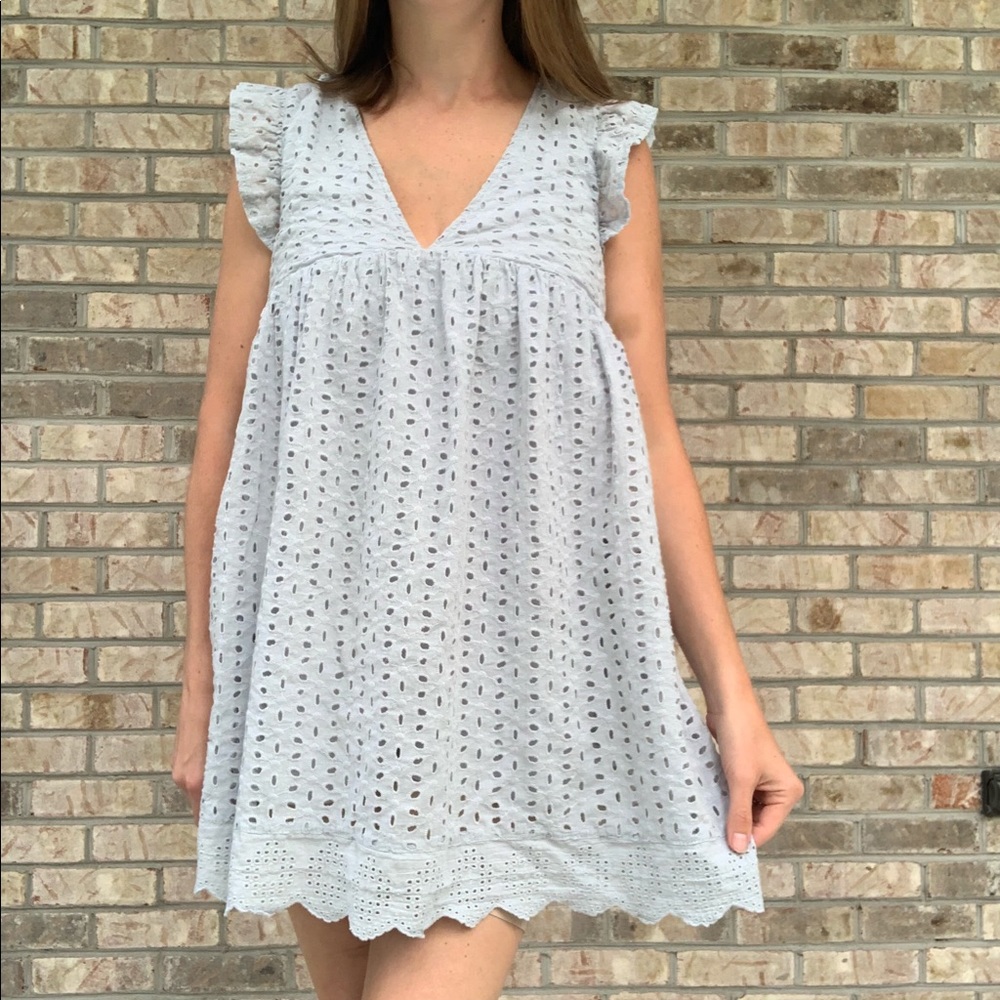Anthropologie Eyelet Lace Romper